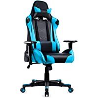 Racing Silla Gamer- IntimaTe WM Heart Silla Gaming de Ergonómica- Silla con Reposacabeza Apoyo y Cojín Lumbar- Cuero…